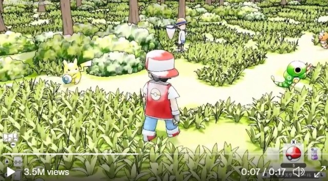 Look at this awesome vision of how beautiful a modern Pokémon Red and Blue remake could be【Video】
