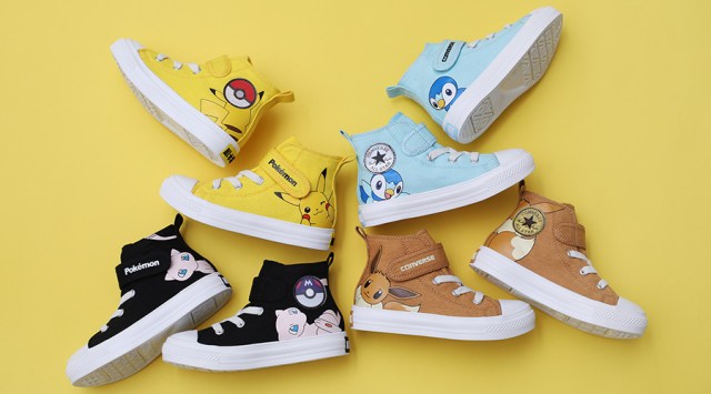 New shoes from Converse will have both kids and adults showing off their love of Pokémon in style