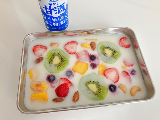 This no-bake sweet sake super-easy dessert is a perfect summertime sweets companion【Recipe】