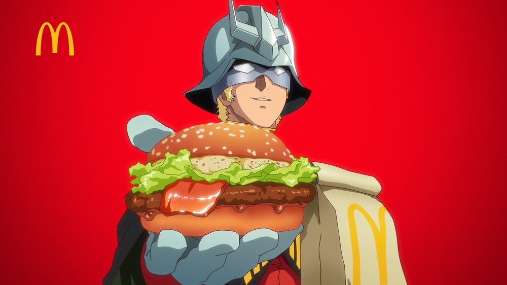 anime girls eating burgers — MyFigureCollection.net