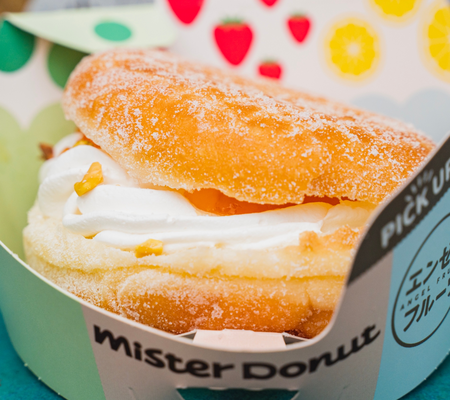 Mister Donut’s new Angel Fruit series elevates angel cream doughnuts