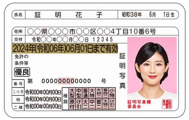 People in some parts of Japan now legally allowed to smile for their driver’s license photos