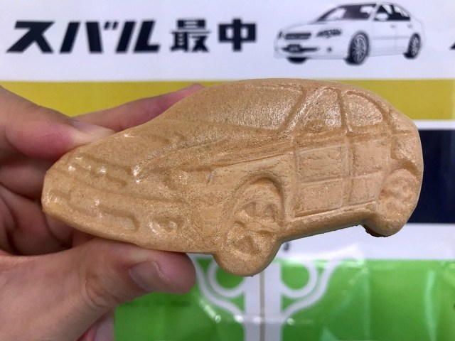 We go on a pilgrimage to find traditional sweets shaped like a Subaru car
