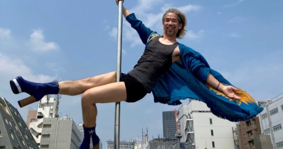 What's it like to pole dance on a rooftop in Tokyo?