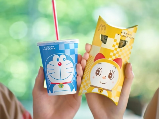 McDo…raemon! McDonald’s Japan offering Doraemon Shake and pie for festival season