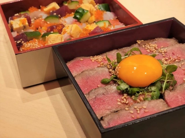 Insanely cheap Wagyu beef sushi box on sale at Japan’s one and only beef sushi restaurant
