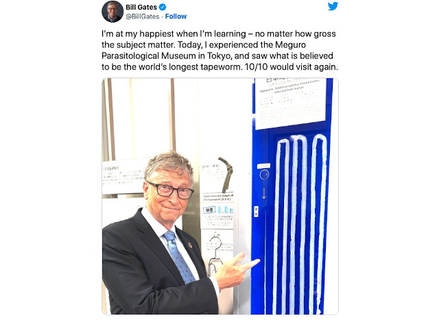 Bill Gates effect works its magic at Parasitological Museum in Tokyo