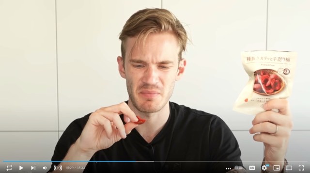 PewDiePie tries “every” Japanese snack and this is how people in Japan reacted to it