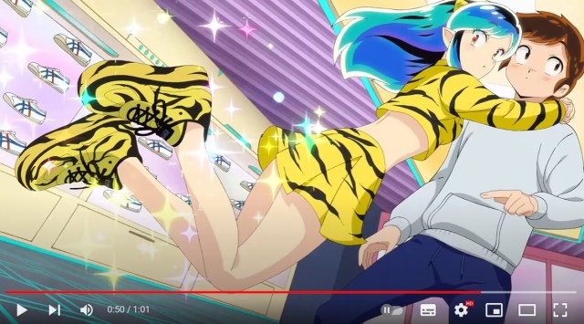 Urusei Yatsura and Onitsuka Tiger team up for anime/real-world crossover sneakers【Video】