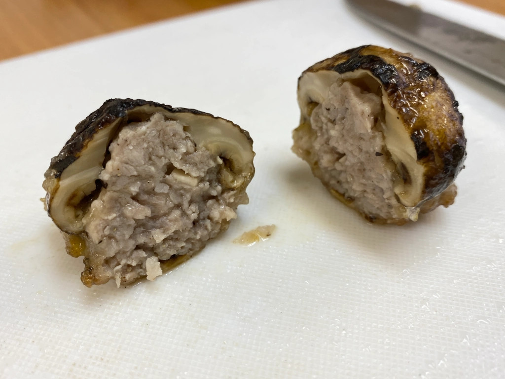 We make meatstuffed matsutake mushrooms and learn something important