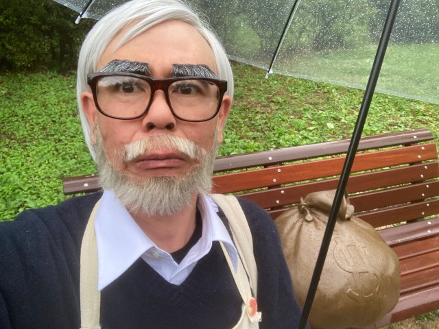 Hayao Miyazaki appears at Ghibli Park…or does he?