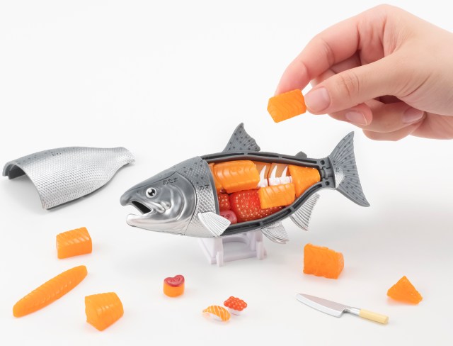 How well do you know your sushi? New 3-D puzzle toy from Japan helps you become a salmon pro