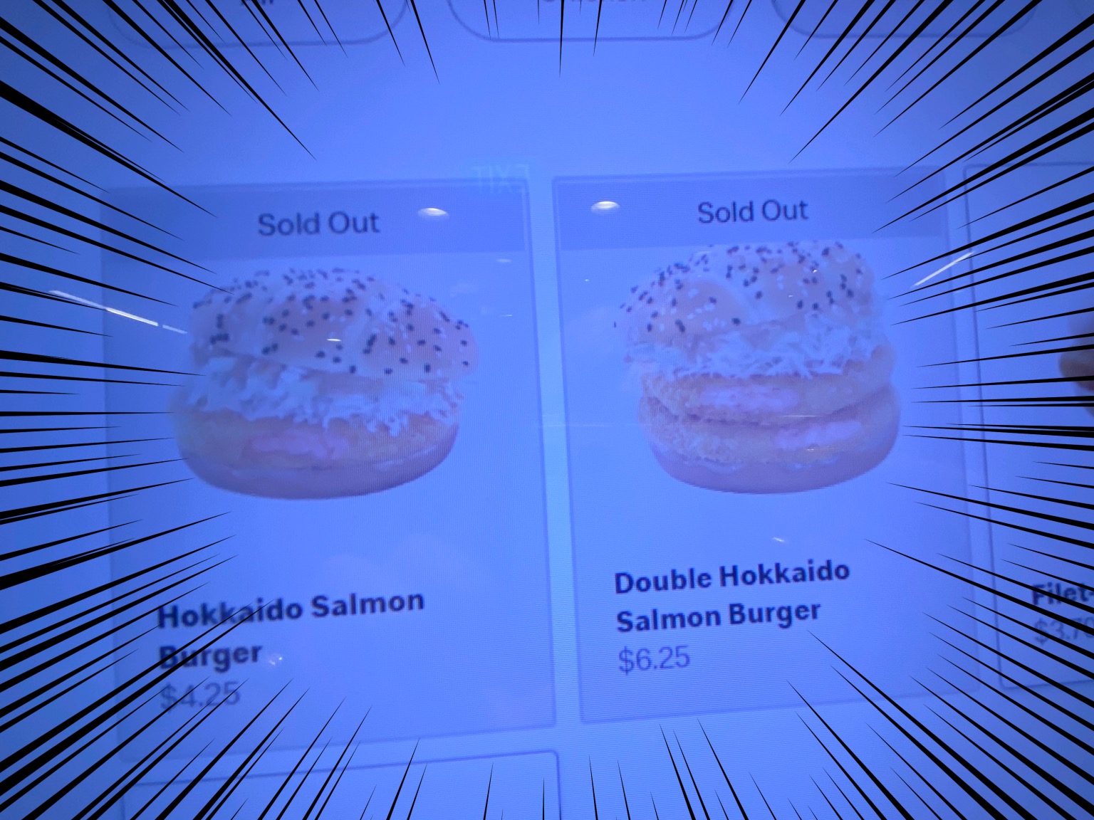 The McDonald’s Hokkaido Salmon Burger is a sell-out hit…outside of