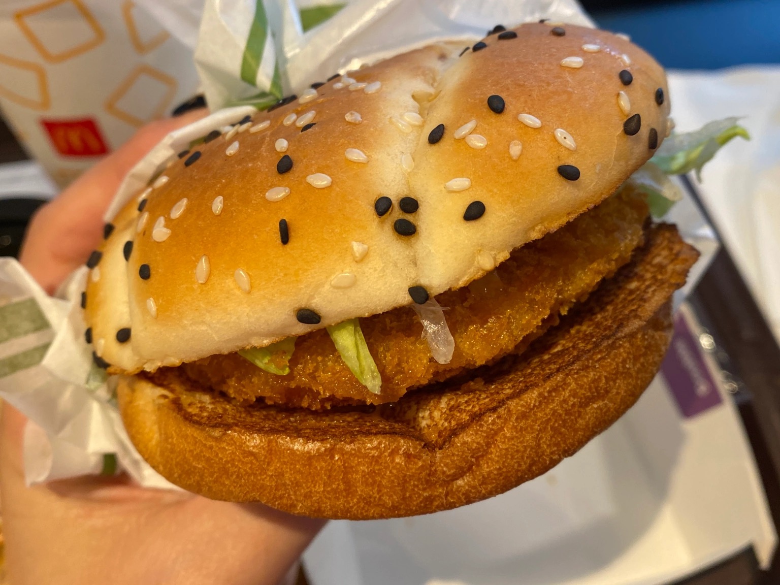 The McDonald’s Hokkaido Salmon Burger is a sellout hit…outside of