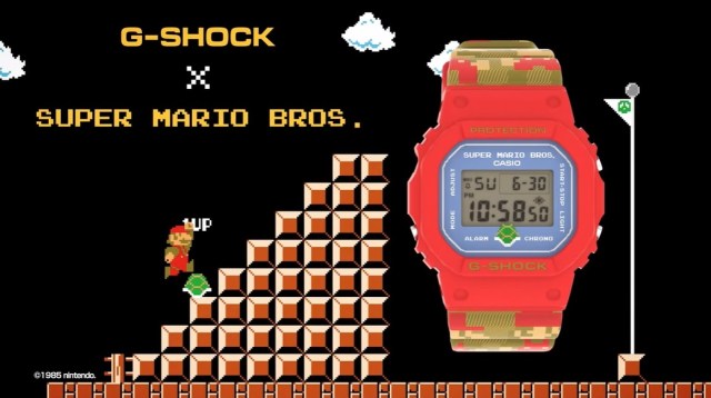 Super Mario teams up with G-Shock for a salute to old-school gaming tenacity【Photos】