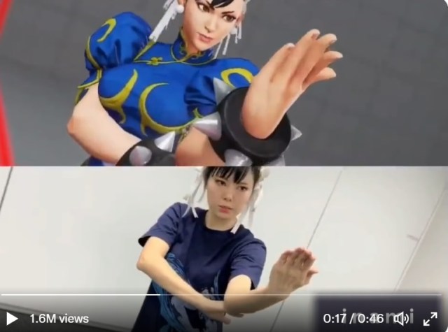 Beautiful Japanese martial artist recreates fighting video game moves in the real world【Video】