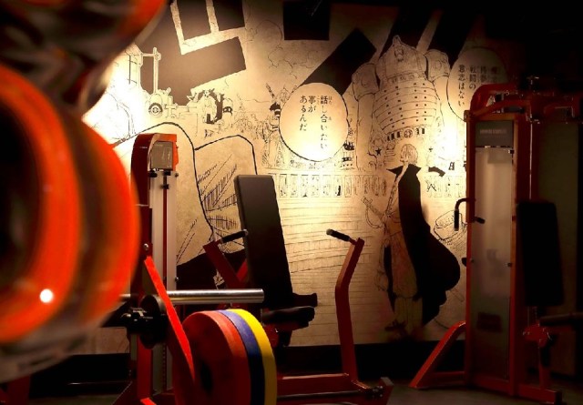 Japan's real-world One-Piece fitness gym is open, lets you pump
