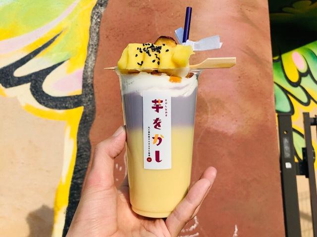 Tokyo cafe serves up the artsiest version of a drinkable roasted sweet potato that we’ve seen yet