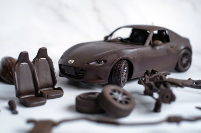 Mazda goes crazy in the sweetest way by making an insanely detailed chocolate Miata【Photos】