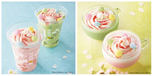 Doutor Coffee Japan’s cherry blossom drinks and snacks are a pretty pastel paradise