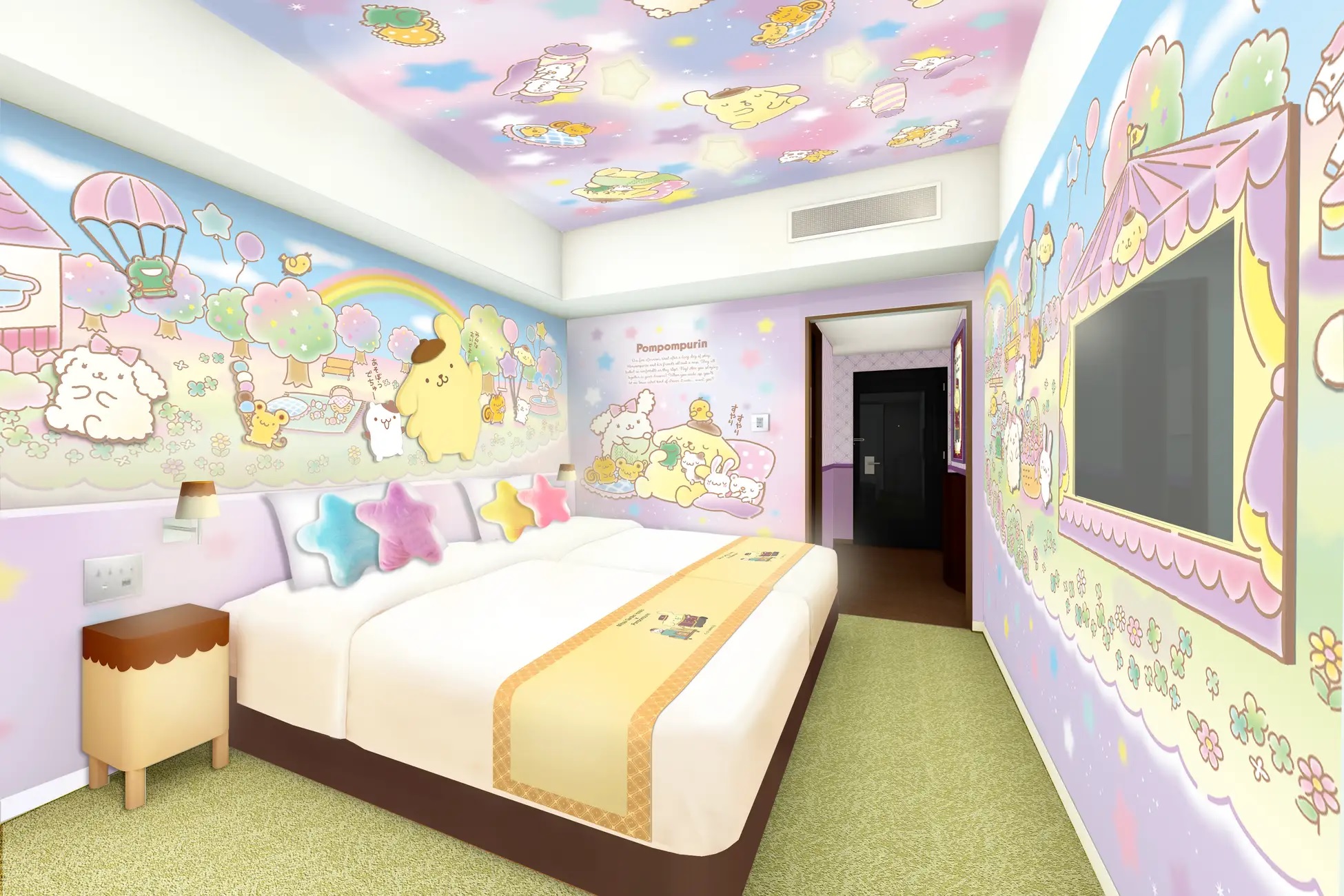 Pompompurin hotel rooms coming to Tokyo, Hokkaido to make your stay ...