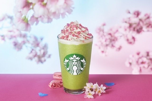 Starbucks Japan adding crunchy blooming sakura topping option to all Frappuccinos this spring