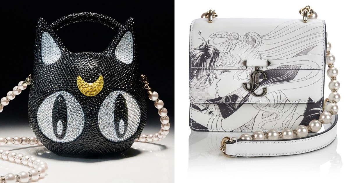 Sailor Moon Jimmy Choo collaboration adds Luna, Tuxedo Mask kiss, and