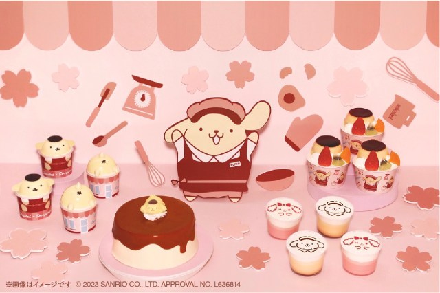 Pompompurin teams up with yummy sweets brand for adorable dog-shaped puddings, cakes and pastries