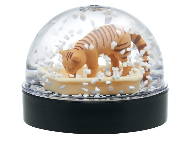 Real-kitty-litter snow globes coming soon to Japan’s capsule toy ...