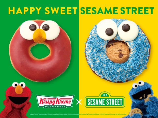 Krispy Kreme Japan’s new Sesame Street doughnut range includes…wasabi!