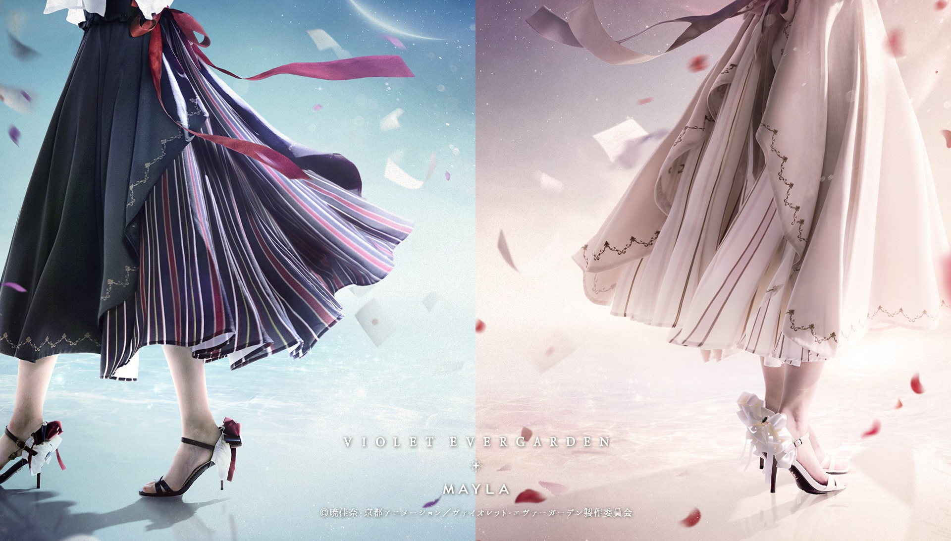 Beautiful Violet Evergarden anime skirts going on sale in Japan【Photos ...