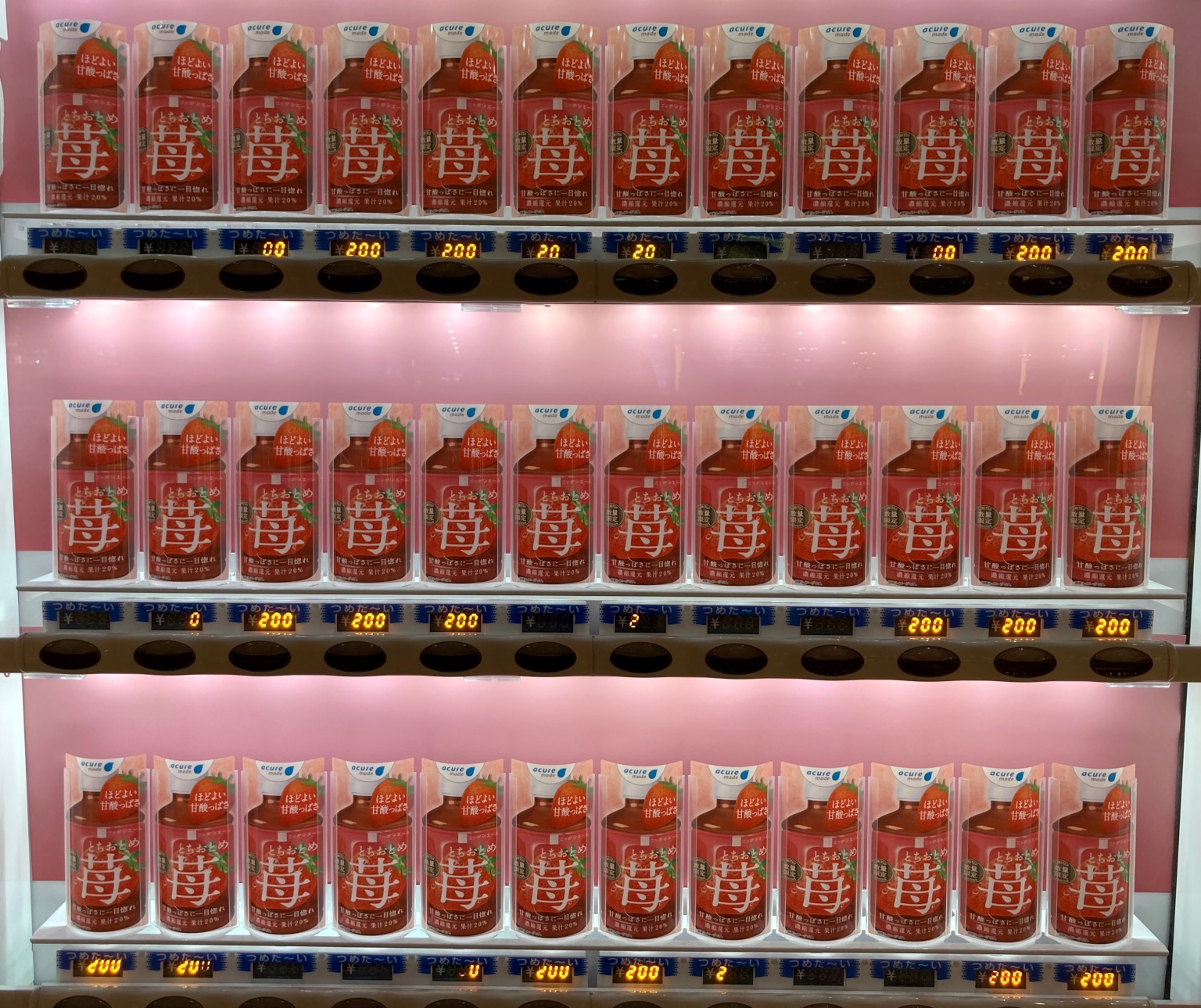 Japanese vending machine sells just one thing at this station