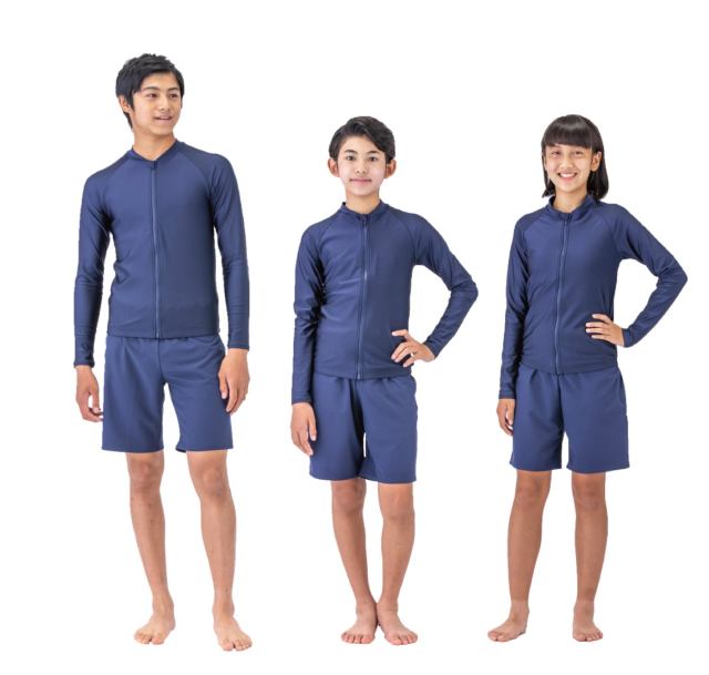 Japan’s first genderless, two-piece school swimsuits are now available for the public to purchase