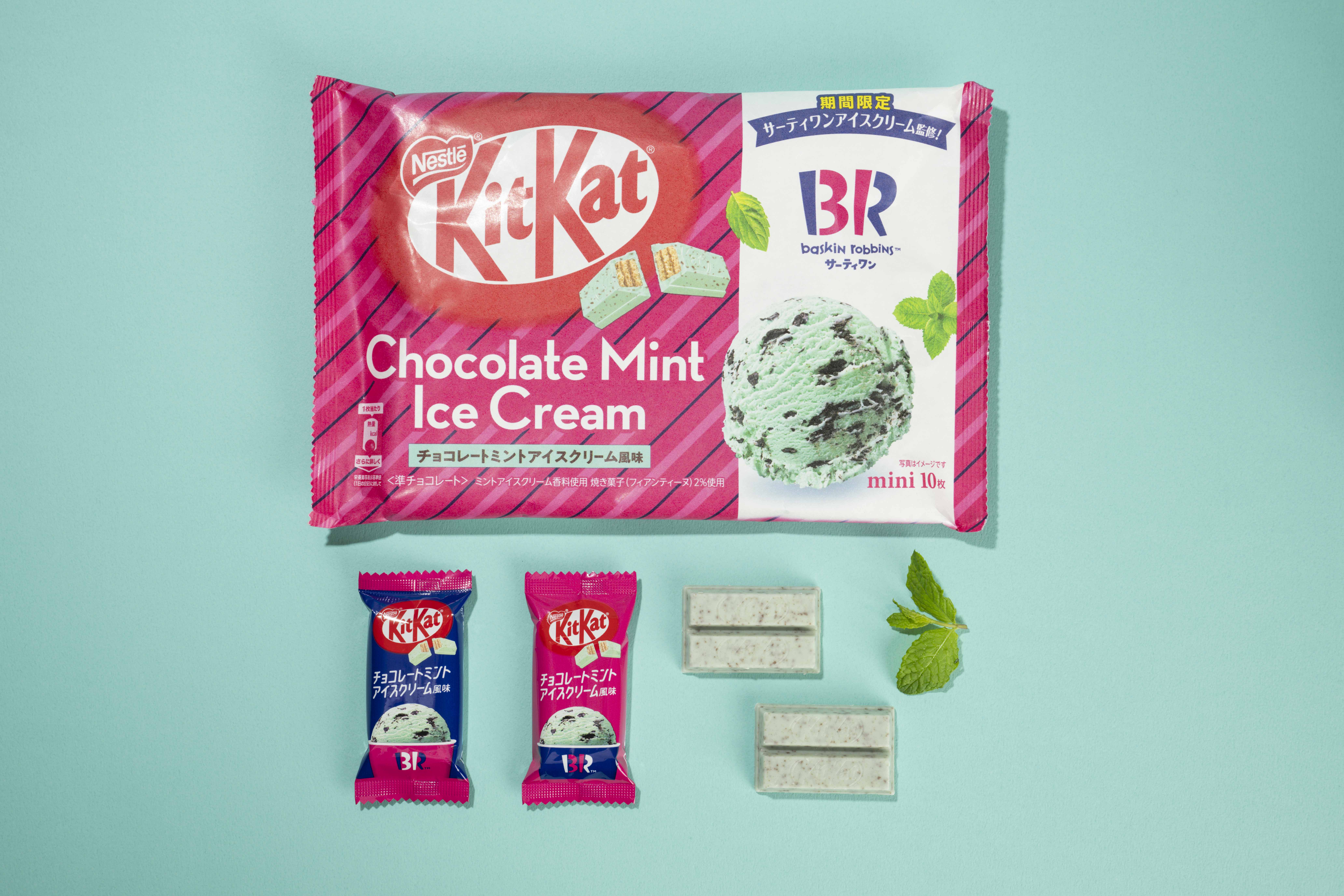 New Japanese KitKat captures the flavour of Baskin Robbins' choc