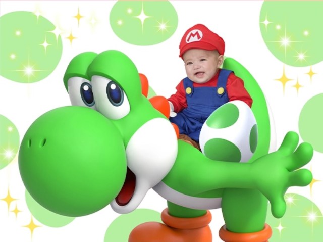 Japanese photo studio lets parents transform their kid into Baby Super Mario from Yoshi’s Island