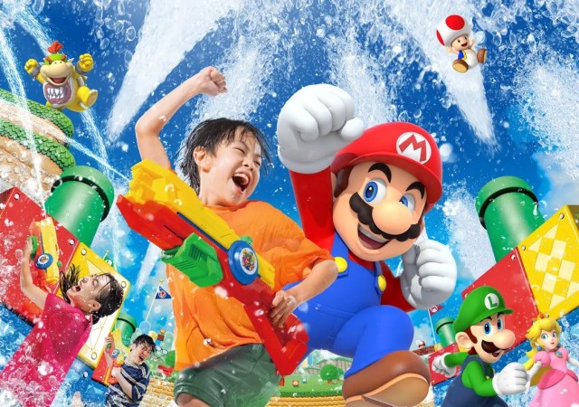 Super Mario Sunshine-style water splash event coming to Universal Studios Japan this summer