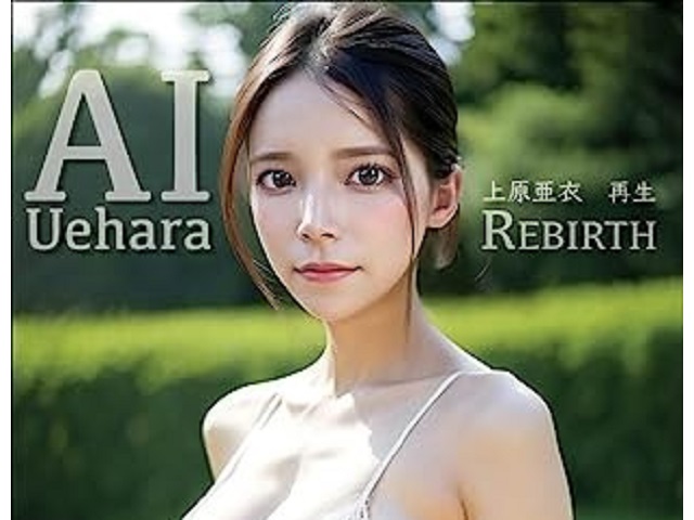 Japanese swimsuit model/former adult actress releases AI-generated photo album of herself