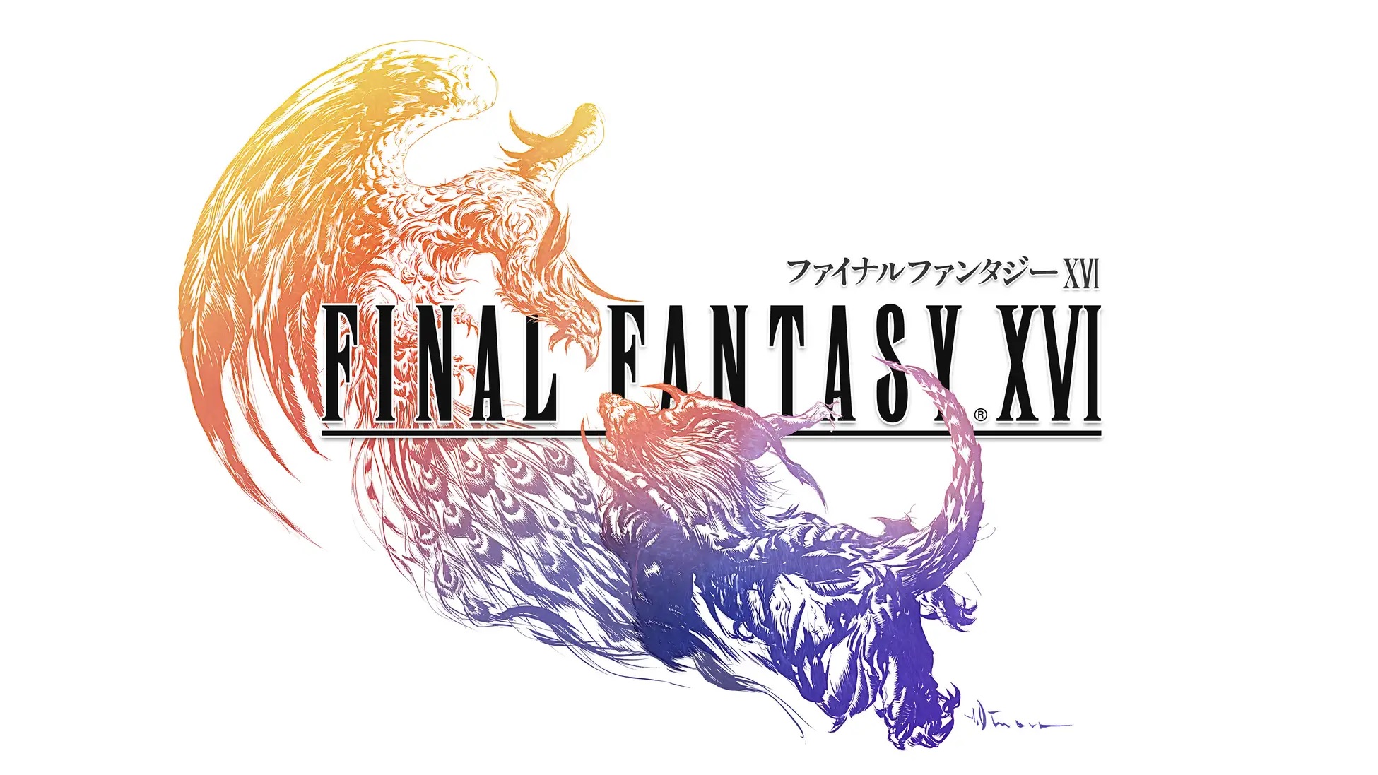 Giant Final Fantasy XVI painting station artwork, 3-D video billboard ...