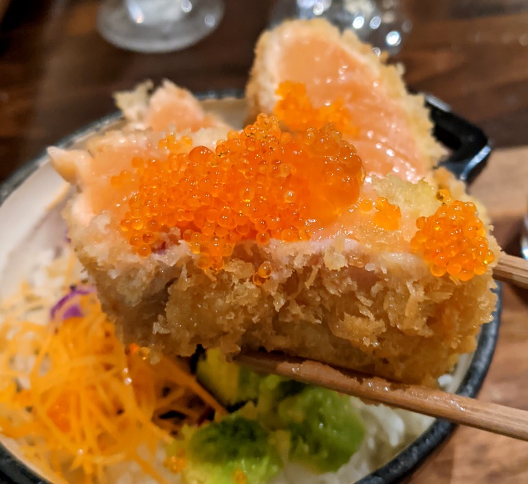 Salmon katsudon? Tokyo restaurant’s specialty is like a deepfried