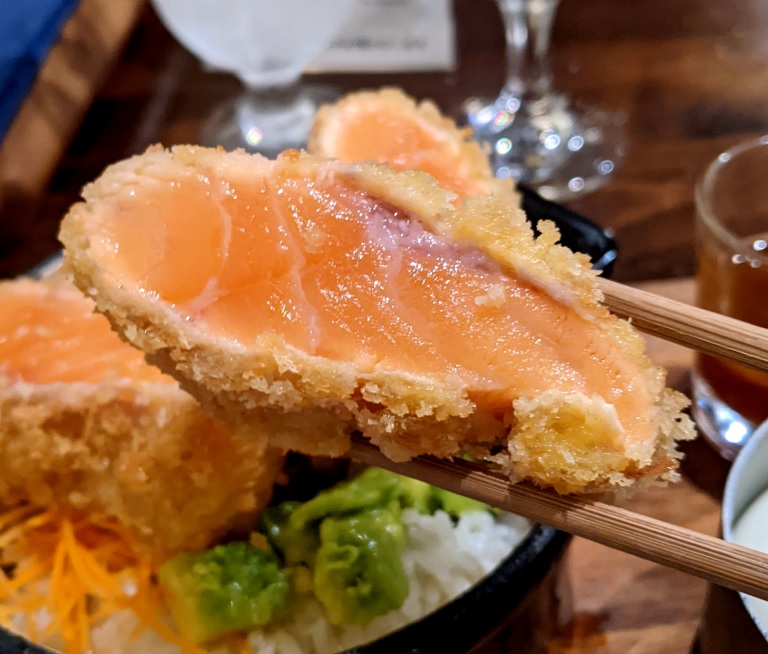 Salmon katsudon? Tokyo restaurant’s specialty is like a deepfried