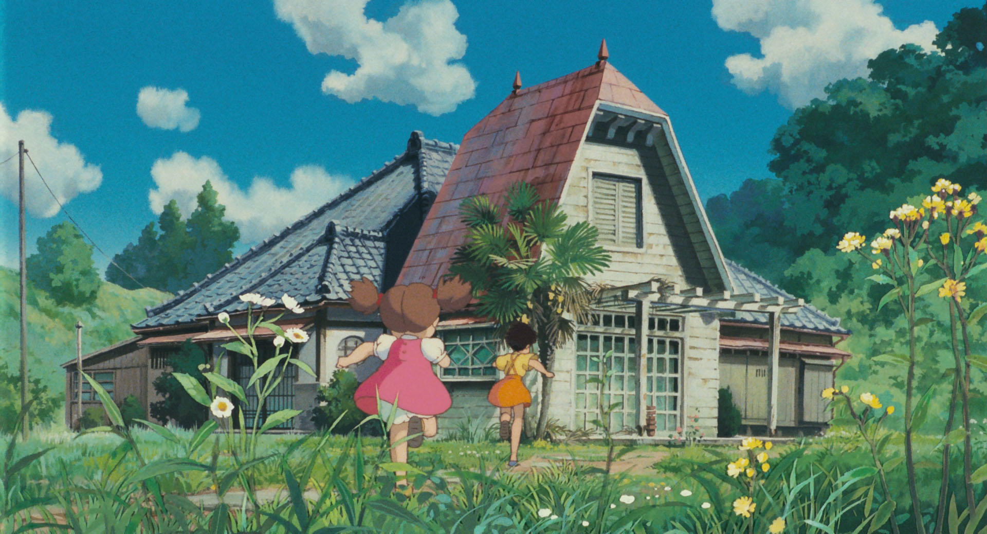 Backyard by giaonp, luxury house anime HD wallpaper | Pxfuel