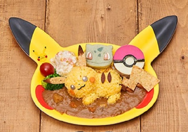 Whole-Pikachu curry plates with Gen 1 starter buddies coming to Pokémon Cafe【Photos】