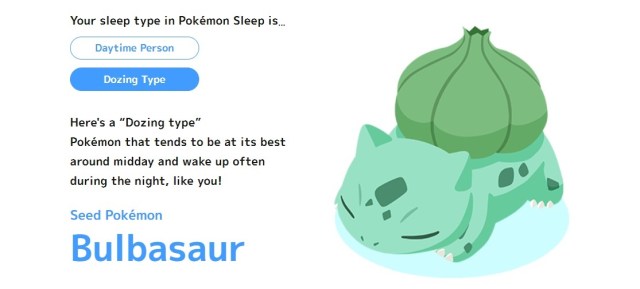 Bulbasaur - Sleep Style Dex - Pokémon Sleep