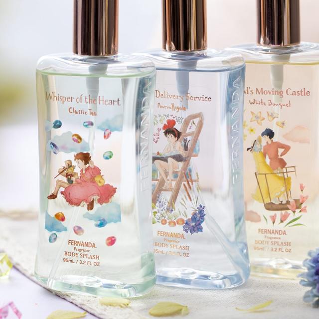 Studio Ghibli Perfume Fragrance Body Splash Fernanda Anime Kikis Delivery Service Howls Moving Castle Whisper Of The Heart Shop Photos 6