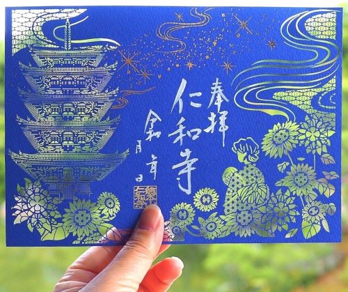 Beautiful summertime goshuin seal stamps are back to grace your temple-visiting record book
