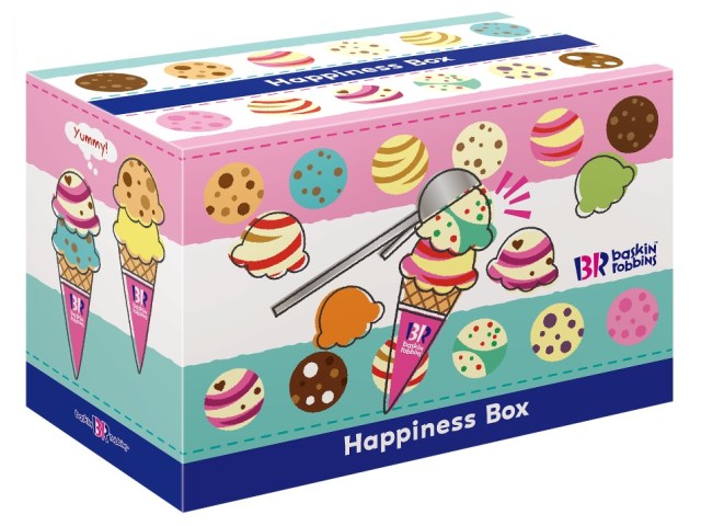 Baskin Robbins Japan extends sales of its Happiness Box ice cream set due to popular demand