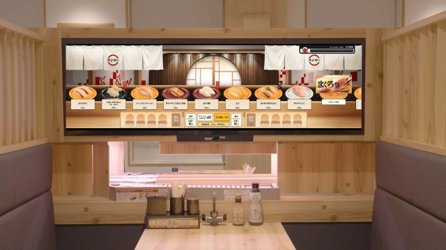 Will virtual plate procession become the new normal for conveyor belt sushi restaurants in Japan?
