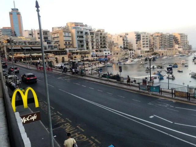 This Malta McDonald’s is more a cafe than a restaurant–and perfectly located for a relaxing tea