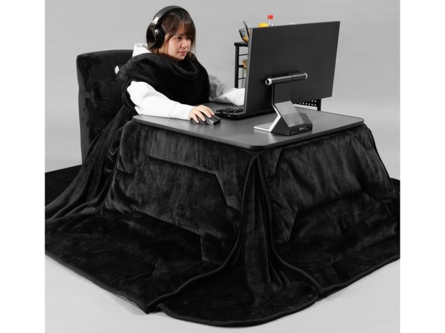 Japan’s Gaming Kotatsu Futon blanket is here to keep you warm, and gaming, all winter long