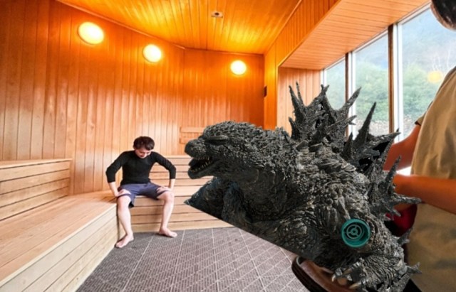 Japanese hot spring adds roaring Godzilla Invasion Cave, other kaiju-related relaxation options